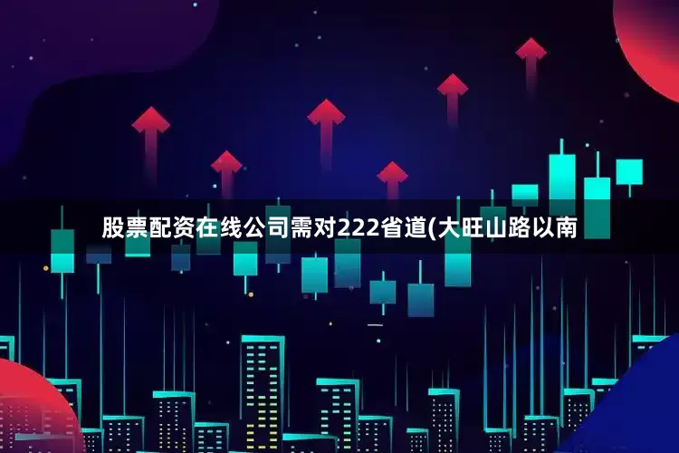 股票配资在线公司需对222省道(大旺山路以南