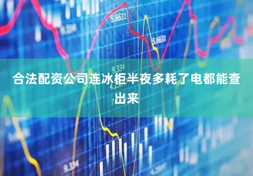 合法配资公司连冰柜半夜多耗了电都能查出来